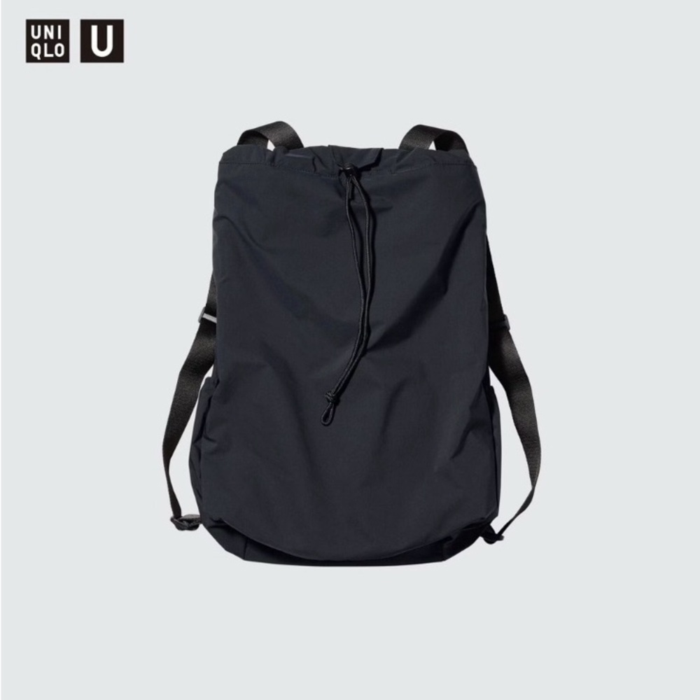 Uniqlo Drawstring Backpack - Black